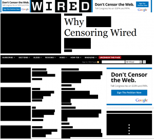 Wired Magazine Censored