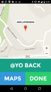 Ariella Yoing her location