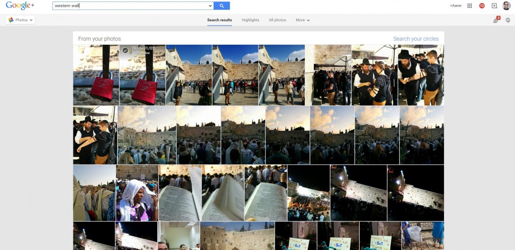 Google Image Western Wall